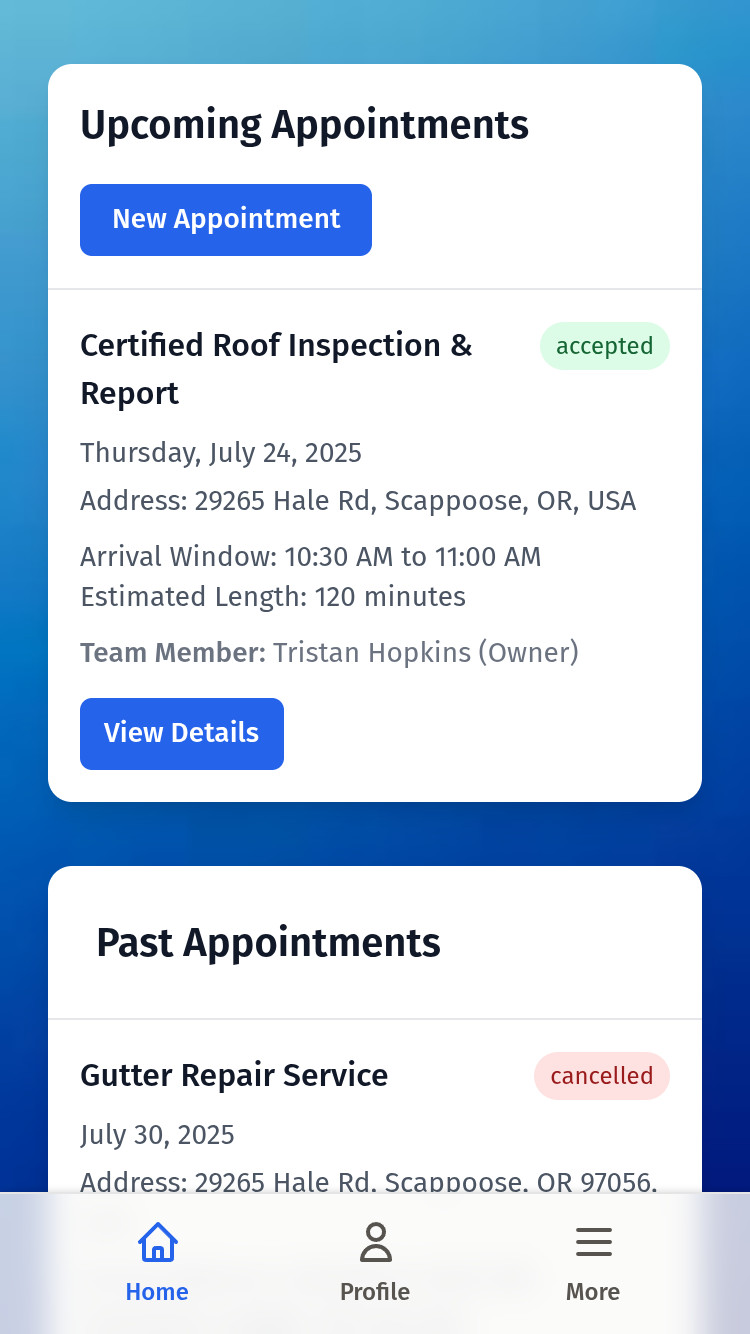 Client Portal Mobile