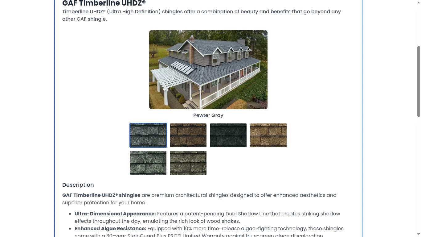 Instant Quote Step 6